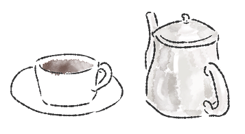 カップ・ポットのイラスト
