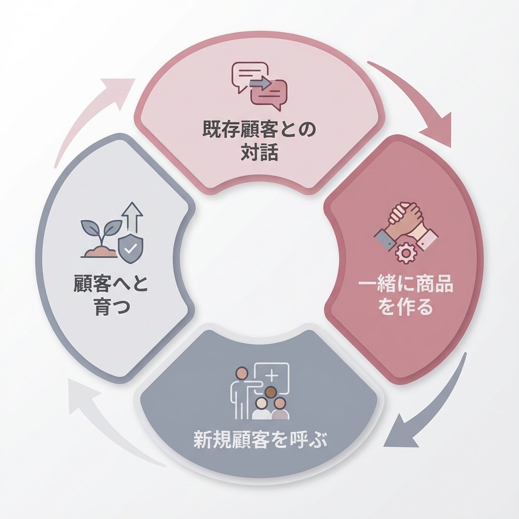 図3：売れ続けるビジネスの理想の循環